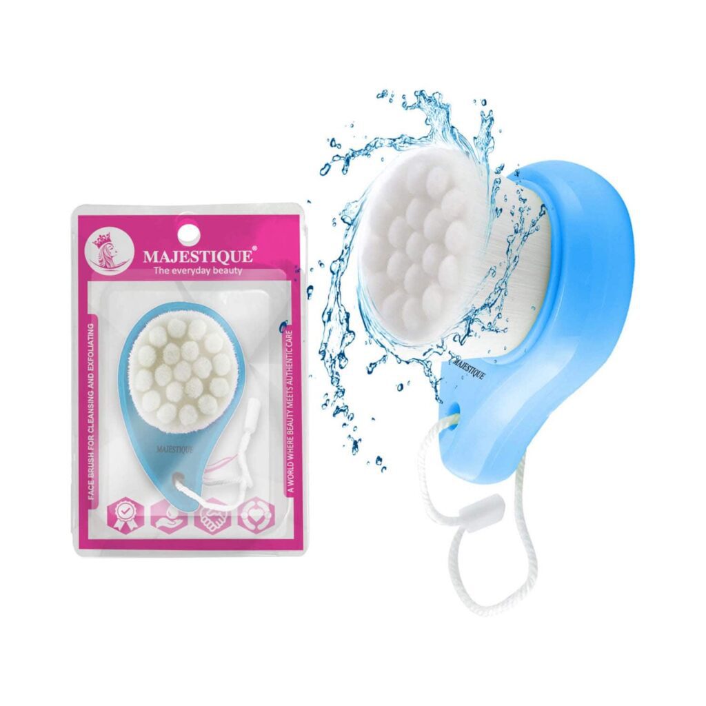 Majestique Face Brush For Cleansing and Exfoliating (1 pc) - Majestique