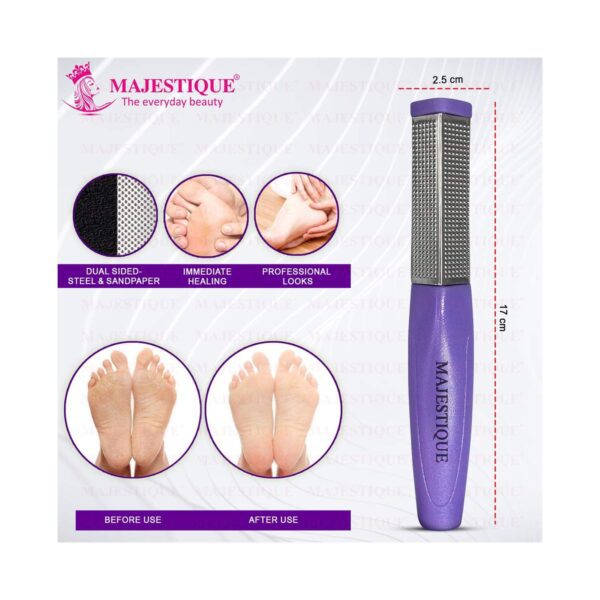 Majestique Foot Scraper and Pumice Stone Pedicure Set (2 pcs) - Majestique