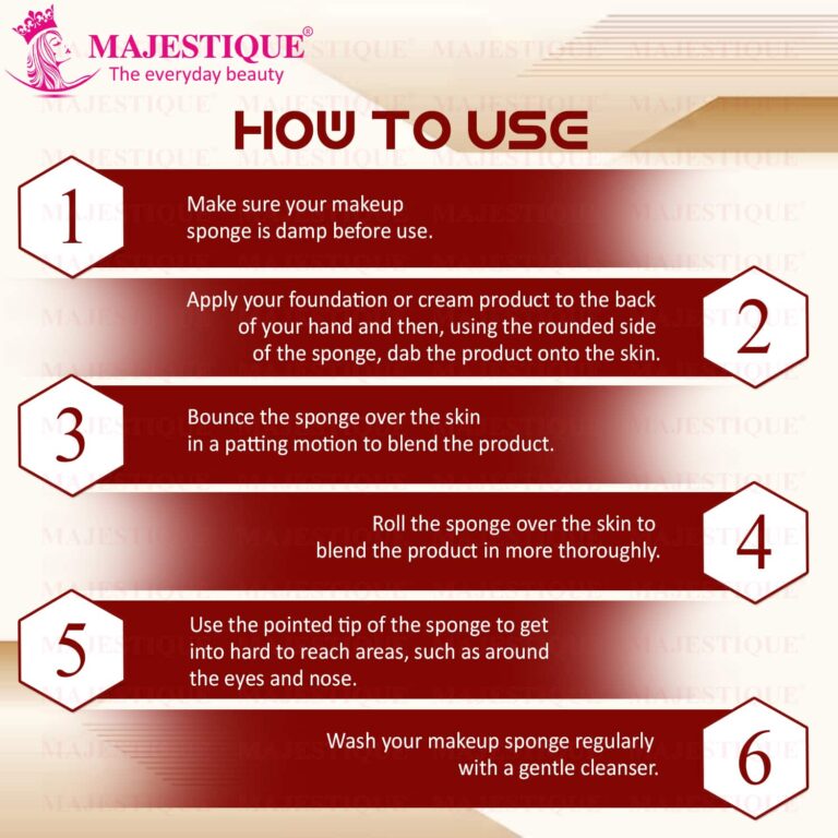 Majestique Large Grip Area Makeup Sponge - Majestique