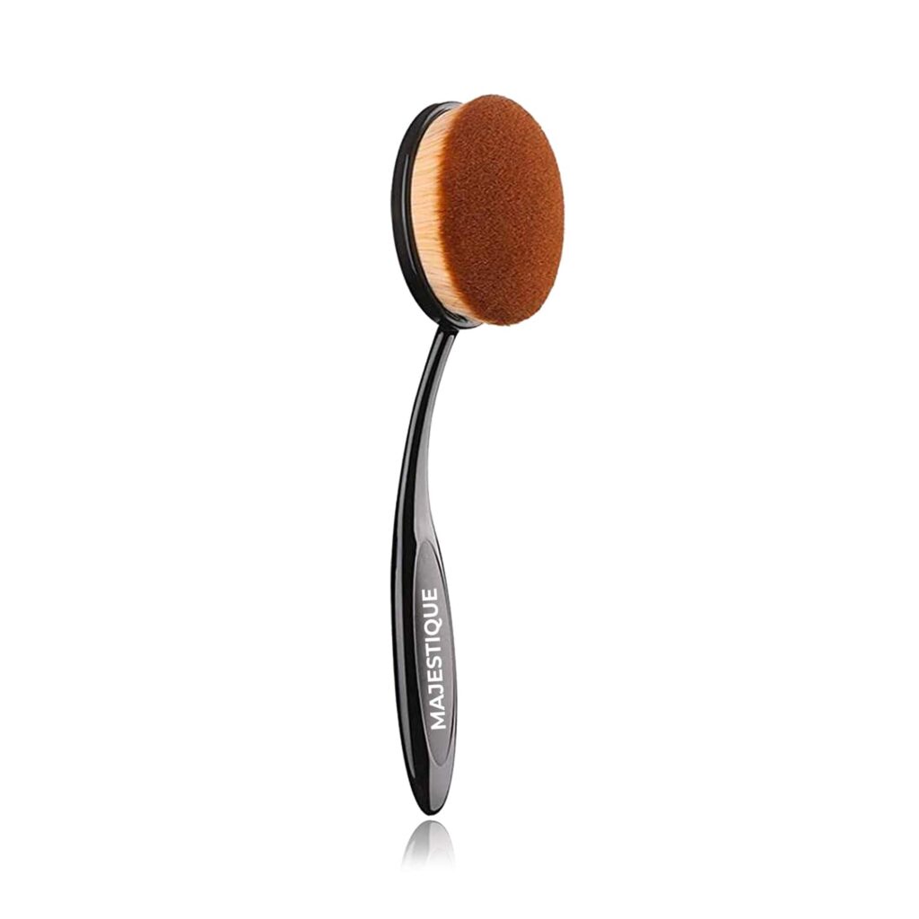 Majestique Oval Foundation Large Makeup Face Brush - Majestique