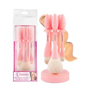 Majestique Premium Makeup Brush Set with Bucket (5 pcs) - Majestique