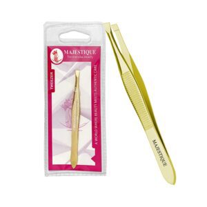 Majestique Professional Stainless Steel Eyebrow Plucker Tweezer - Majestique