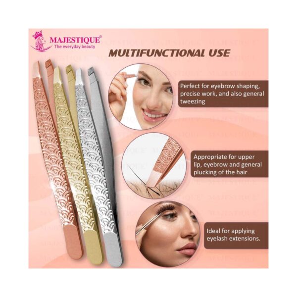 Majestique Slant Tip Tweezer (1 pc) - Majestique