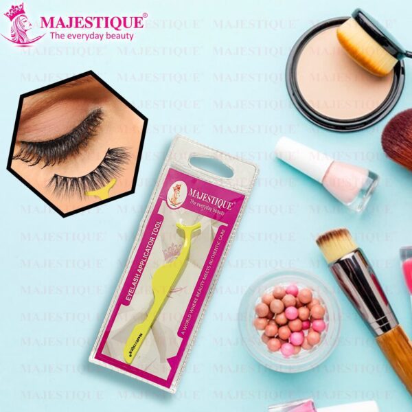 Majestique Stainless Steel False Eyelash Curlers Extension Applicator Remover - Majestique
