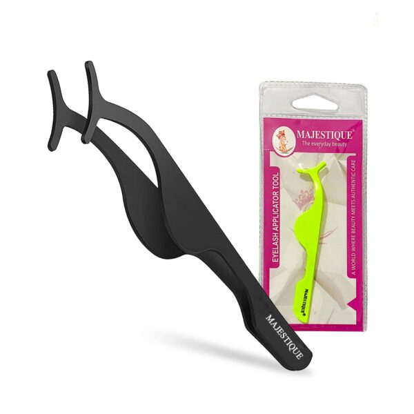 Majestique Stainless Steel False Eyelash Curlers Extension Applicator Remover - Majestique