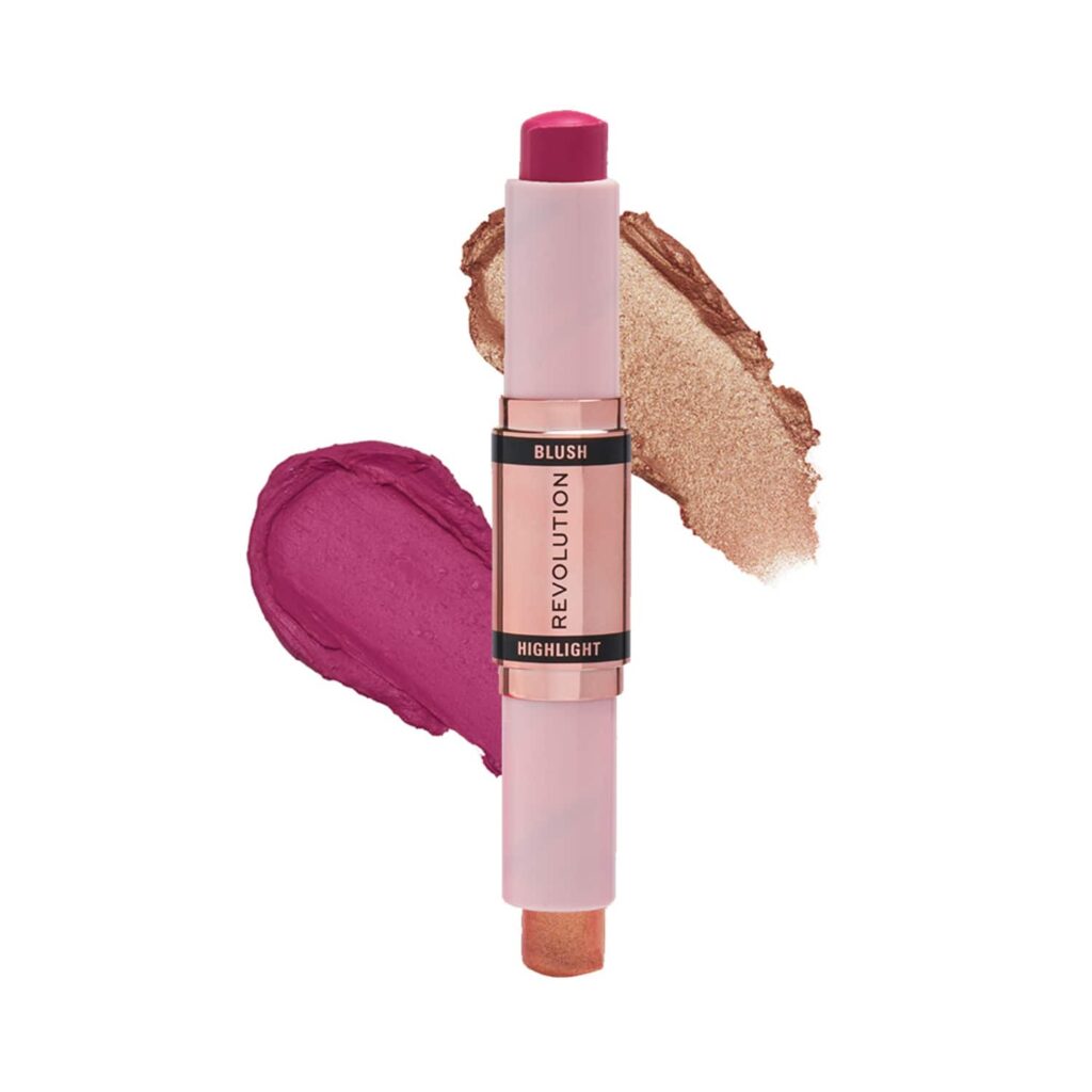 Makeup Revolution Blush & Highlight Stick - Champagne Shine (8.6g) - Makeup Revolution