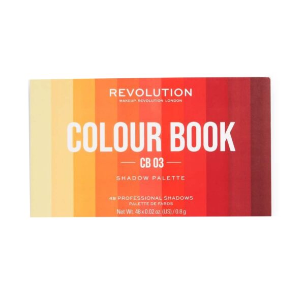 Makeup Revolution Colour Book eyeshadow Palette - CB03 Shade (38.4g) - Makeup Revolution