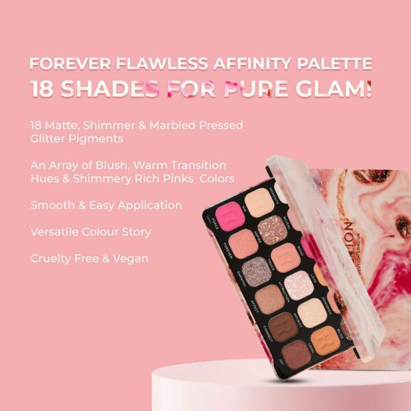 Makeup Revolution Eyeshadow Palette - Forever Flawless Affinity (19.8g) - Makeup Revolution