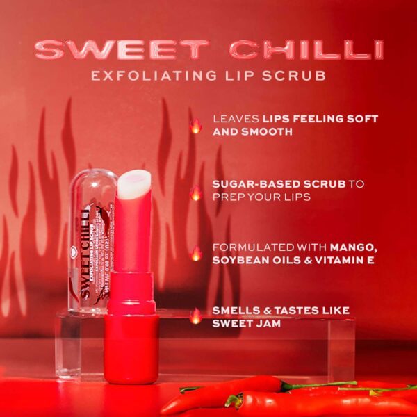 Makeup Revolution I Heart Revolution Sweet Chilli Exfoliating Lip Scrub (2.5 g) - Makeup Revolution