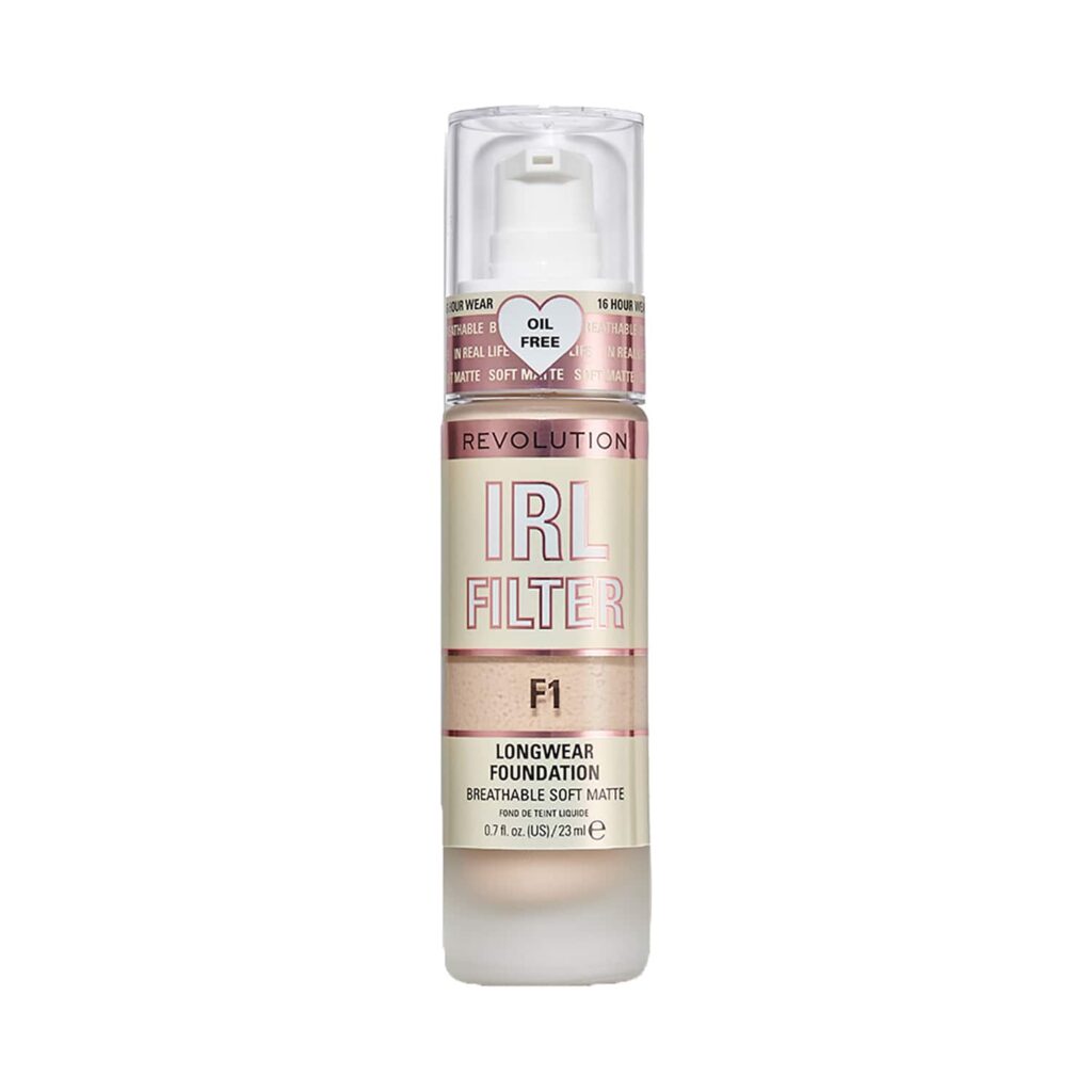 Makeup Revolution Irl Filter Longwear Foundation - F1 (23ml) - Makeup Revolution