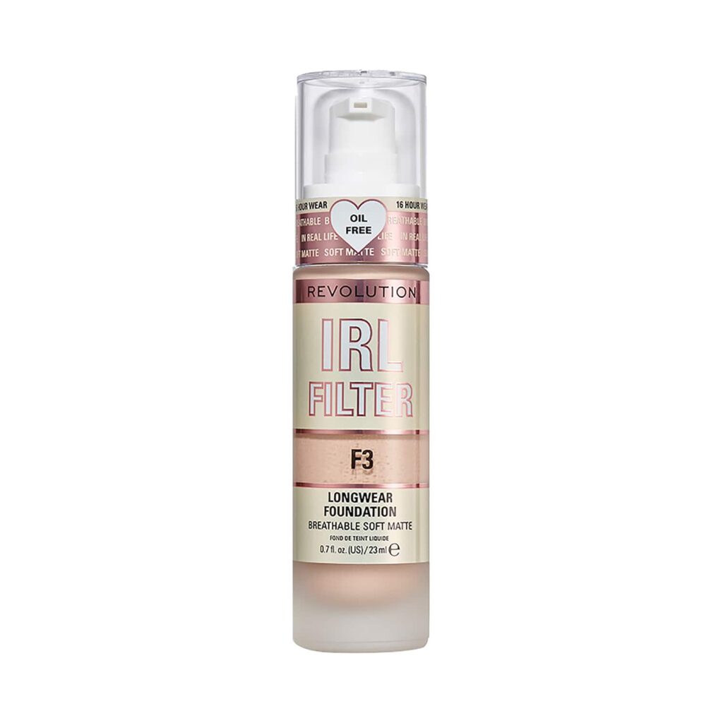 Makeup Revolution Irl Filter Longwear Foundation - F3 (23ml) - Makeup Revolution