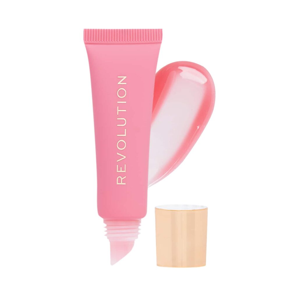 Makeup Revolution Juicy Peptide Lip Balm - Pink Strawberry (8 ml) - Makeup Revolution