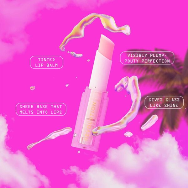 Makeup Revolution Mood Switch Aura Lip Balm - Kiss Pink (2.5 ml) - Makeup Revolution