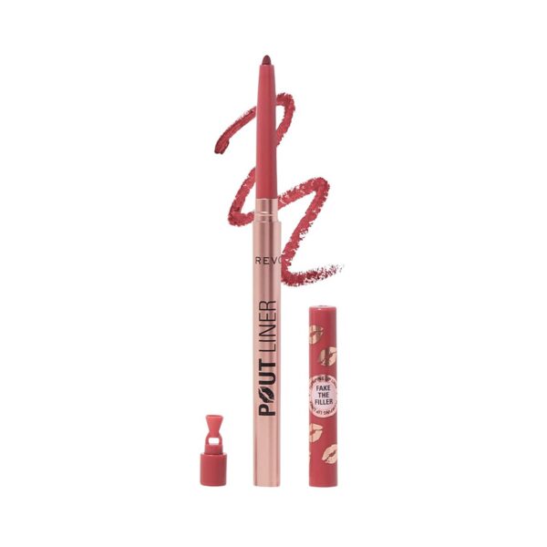 Makeup Revolution Pout Bomb Plumping Lip Liner - Burnt Cherry Red (0.2 g) - Makeup Revolution