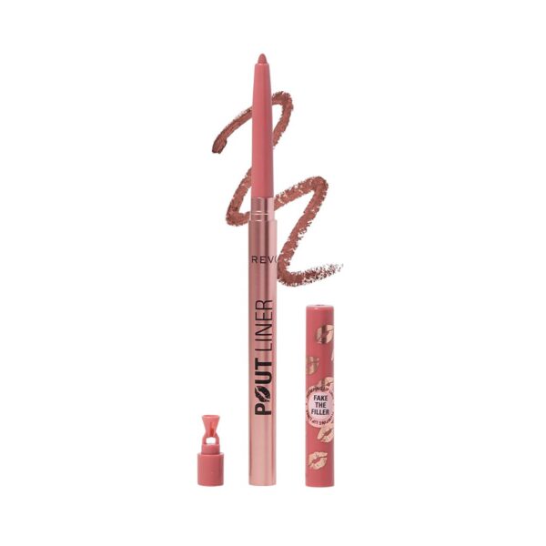 Makeup Revolution Pout Bomb Plumping Lip Liner - Chauffeur Nude (0.2 g) - Makeup Revolution