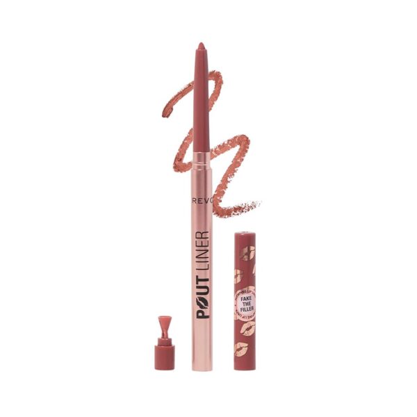 Makeup Revolution Pout Bomb Plumping Lip Liner - Doll Cool Nude (0.2 g) - Makeup Revolution
