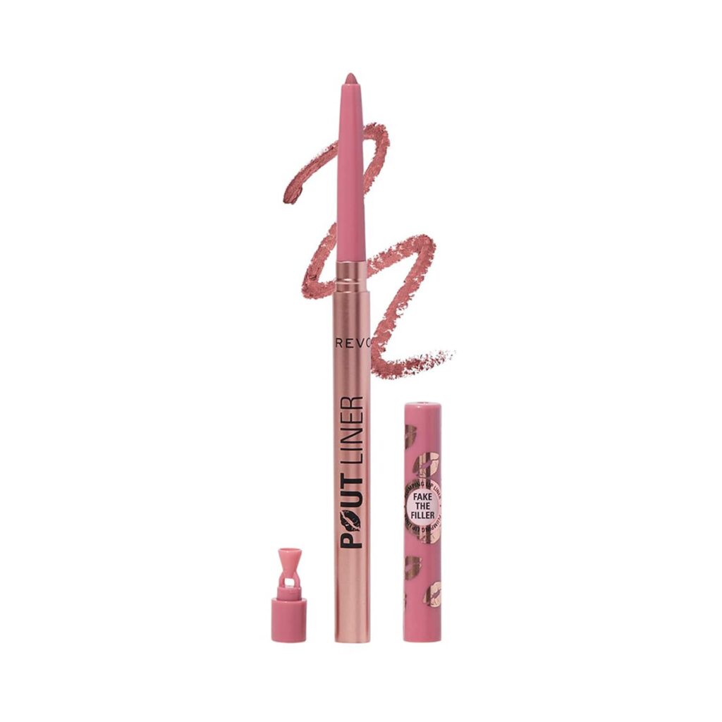 Makeup Revolution Pout Bomb Plumping Lip Liner - Kiss Baby Pink (0.2 g) - Makeup Revolution