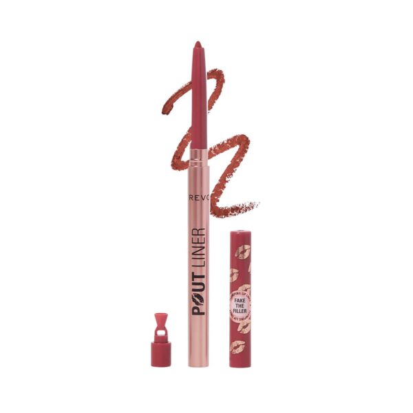 Makeup Revolution Pout Bomb Plumping Lip Liner - Melba Warm Peach (0.2 g) - Makeup Revolution