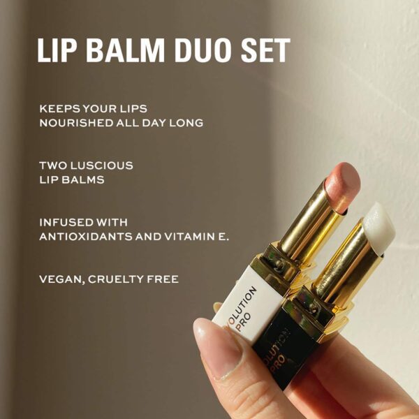 Makeup Revolution Pro Lip Balm Duo Set (2 pcs) - Makeup Revolution