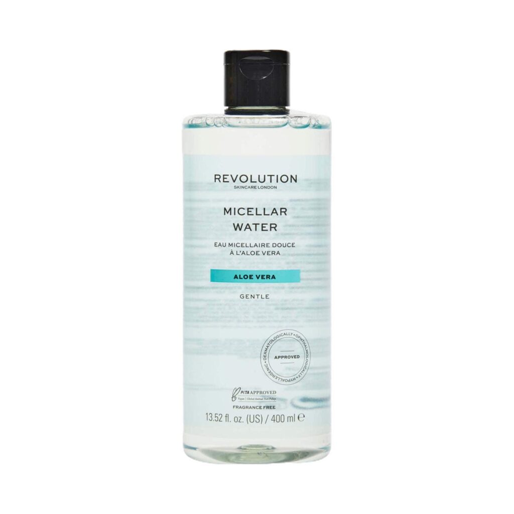 Makeup Revolution Skincare Aloe Vera Gentle Micellar Water - Clear (400ml) - Makeup Revolution