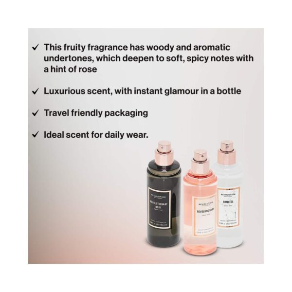 Makeup Revolution Timeless Body Mist Spray (100ml) - Makeup Revolution
