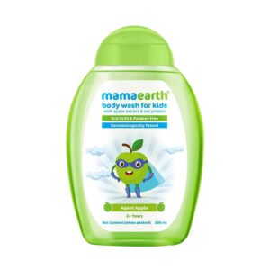 Mamaearth Agent Apple Body Wash For Kids 2+Year (300ml) - Mamaearth