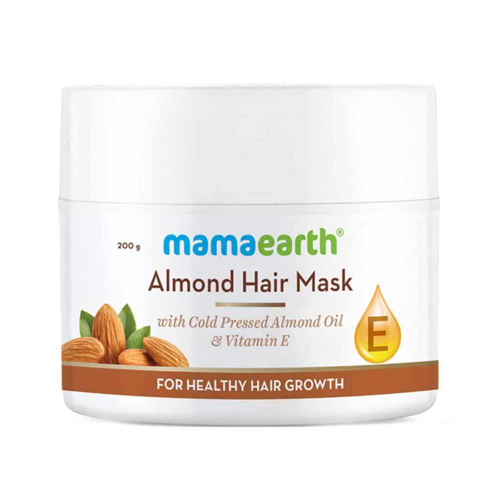 Mamaearth Almond Hair Mask With Cold Pressed Almond Oil & Vitamin E (200g) - Mamaearth