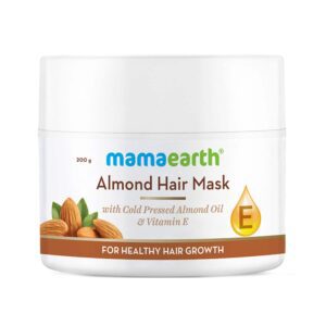 Mamaearth Almond Hair Mask With Cold Pressed Almond Oil & Vitamin E (200g) - Mamaearth