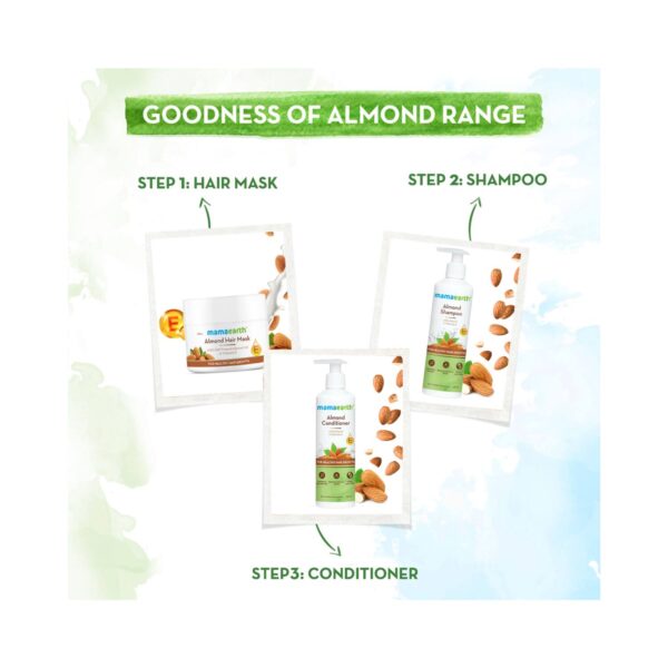 Mamaearth Almond Hair Mask With Cold Pressed Almond Oil & Vitamin E (200g) - Mamaearth