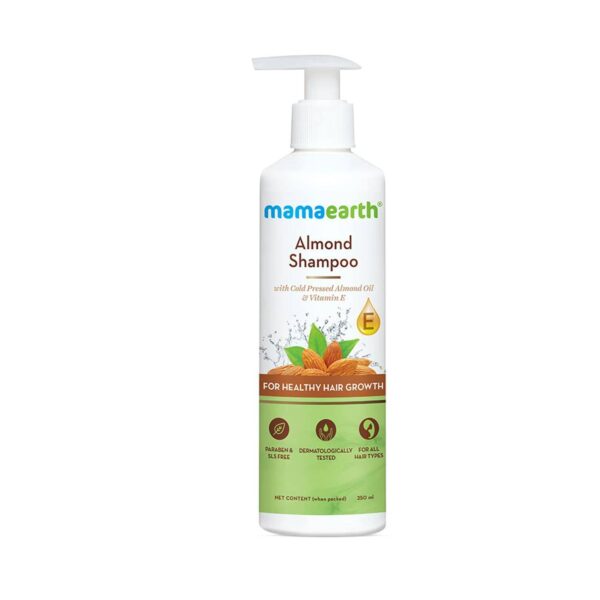 Mamaearth Almond Shampoo With Vitamin E (250ml) - Mamaearth