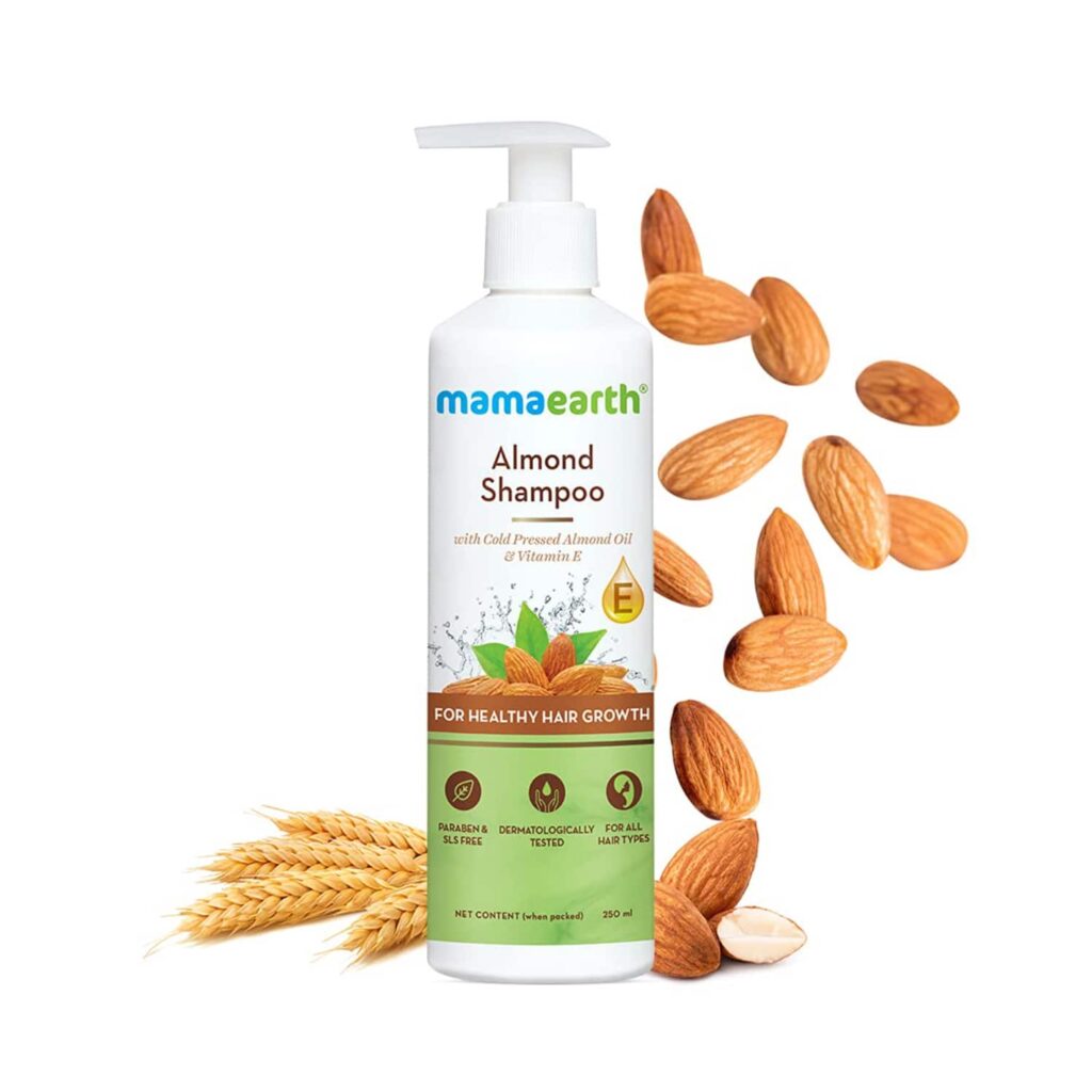 Mamaearth Almond Shampoo With Vitamin E (250ml) - Mamaearth