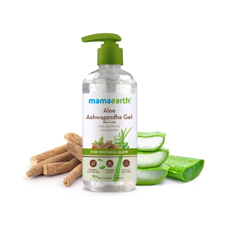 Mamaearth Aloe Ashwagandha Gel For Youthful Glow (300ml) - Mamaearth