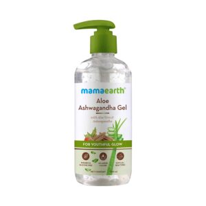 Mamaearth Aloe Ashwagandha Gel For Youthful Glow (300ml) - Mamaearth