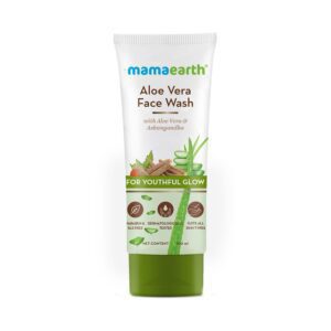 Mamaearth Aloe Vera Face Wash (100ml) - Mamaearth