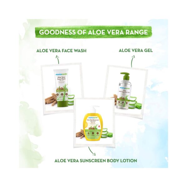 Mamaearth Aloe Vera Sunscreen Body Lotion SPF 30 (300ml) - Mamaearth