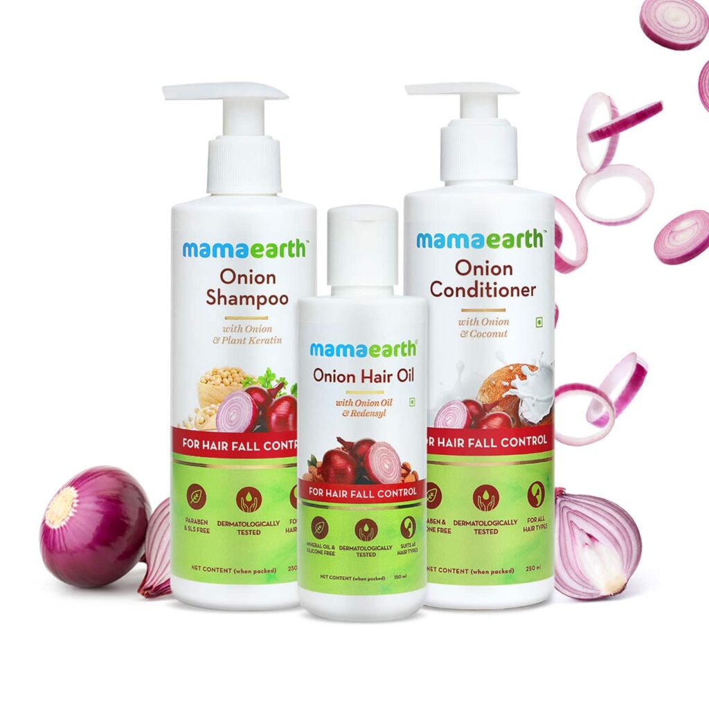 Mamaearth Anti-Hairfall Onion Kit - Mamaearth