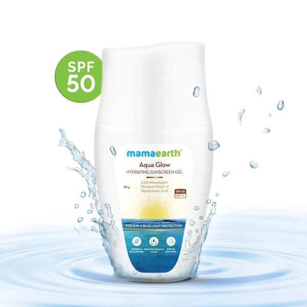 Mamaearth Aqua Glow Hydrating Sunscreen Gel (50g) - Mamaearth