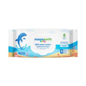 Mamaearth Baby 99% Pure Water Gentle Towel Wipes - Mamaearth