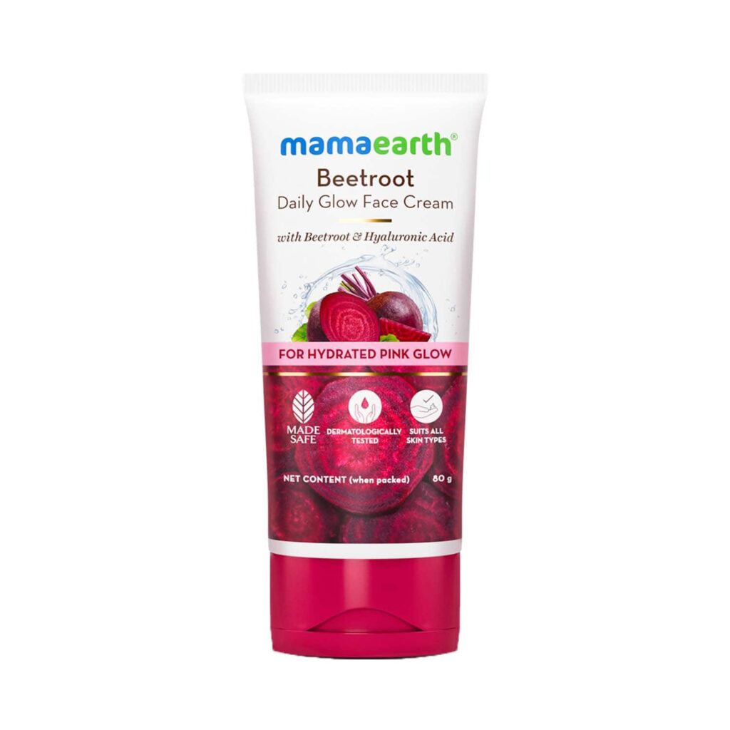 Mamaearth Beetroot Daily Glow Face Cream (80 g) - Mamaearth