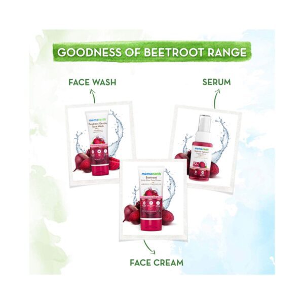 Mamaearth Beetroot Daily Glow Face Cream (80 g) - Mamaearth