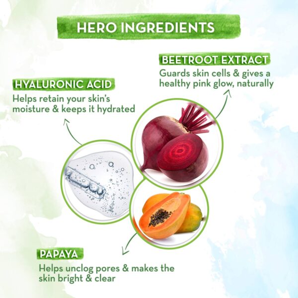 Mamaearth Beetroot Hydraful Essence Serum - Hydrated Pink Glow with Beetroot & 1% Hyaluronic Acid (50 ml) - Mamaearth