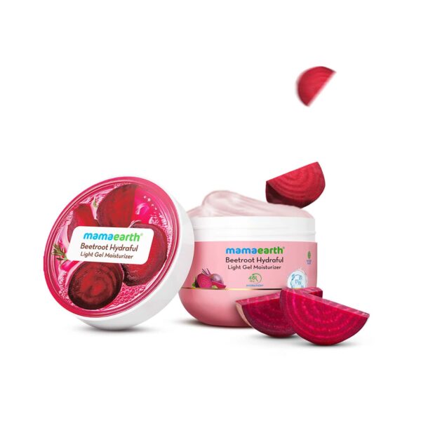 Mamaearth Beetroot Hydraful Light Gel Moisturizer With Beetroot & HA (200 g) - Mamaearth