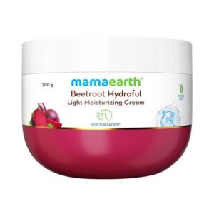 Mamaearth Beetroot Hydraful Light Moisturizing Cream For Pink Glow (200 g) - Mamaearth