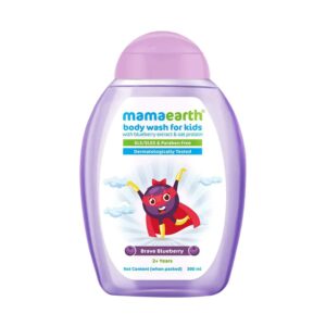 Mamaearth Brave Blueberry Body Wash For Kids (300ml) - Mamaearth