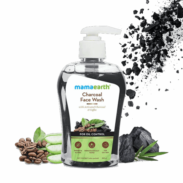 Mamaearth Charcoal Face Wash (250ml) - Mamaearth