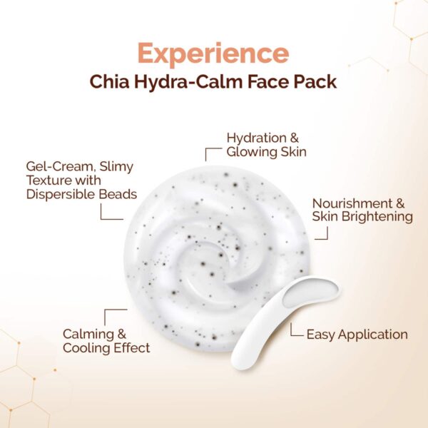 Mamaearth Chia Hydra-Calm Face Pack With Chia Seed & Ceramides (200 g) - Mamaearth