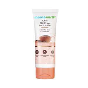 Mamaearth Chia Oil-Free Face Wash with Chia Seed & Ceramides for Normal to Oily Skin (100 ml) - Mamaearth