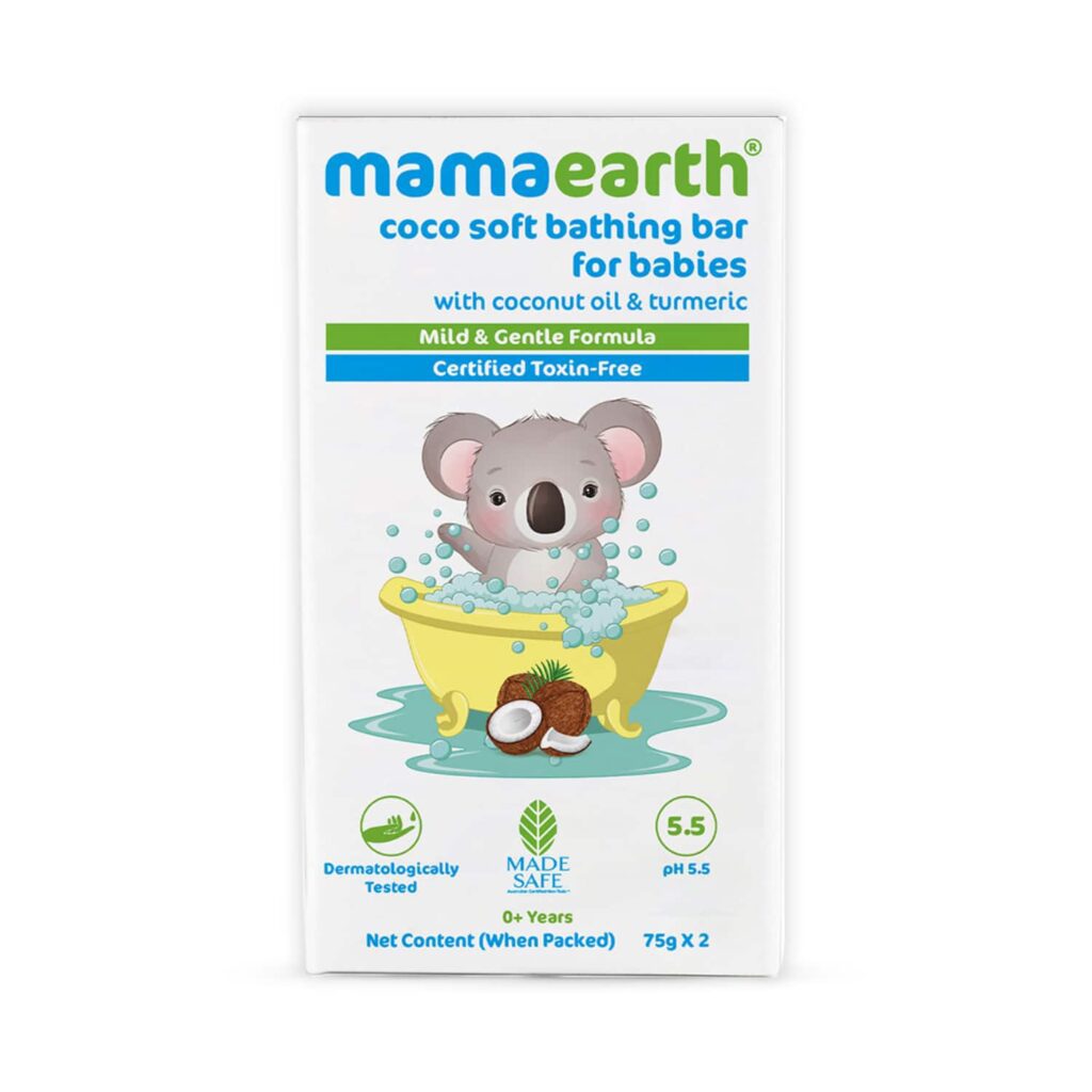 Mamaearth Coco Soft Bathing Bar For Babies - (2Pcs) - Mamaearth