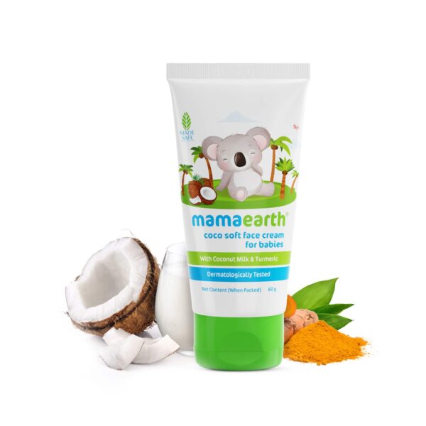 Mamaearth Coco Soft Face Cream For Babies (60g) - Mamaearth