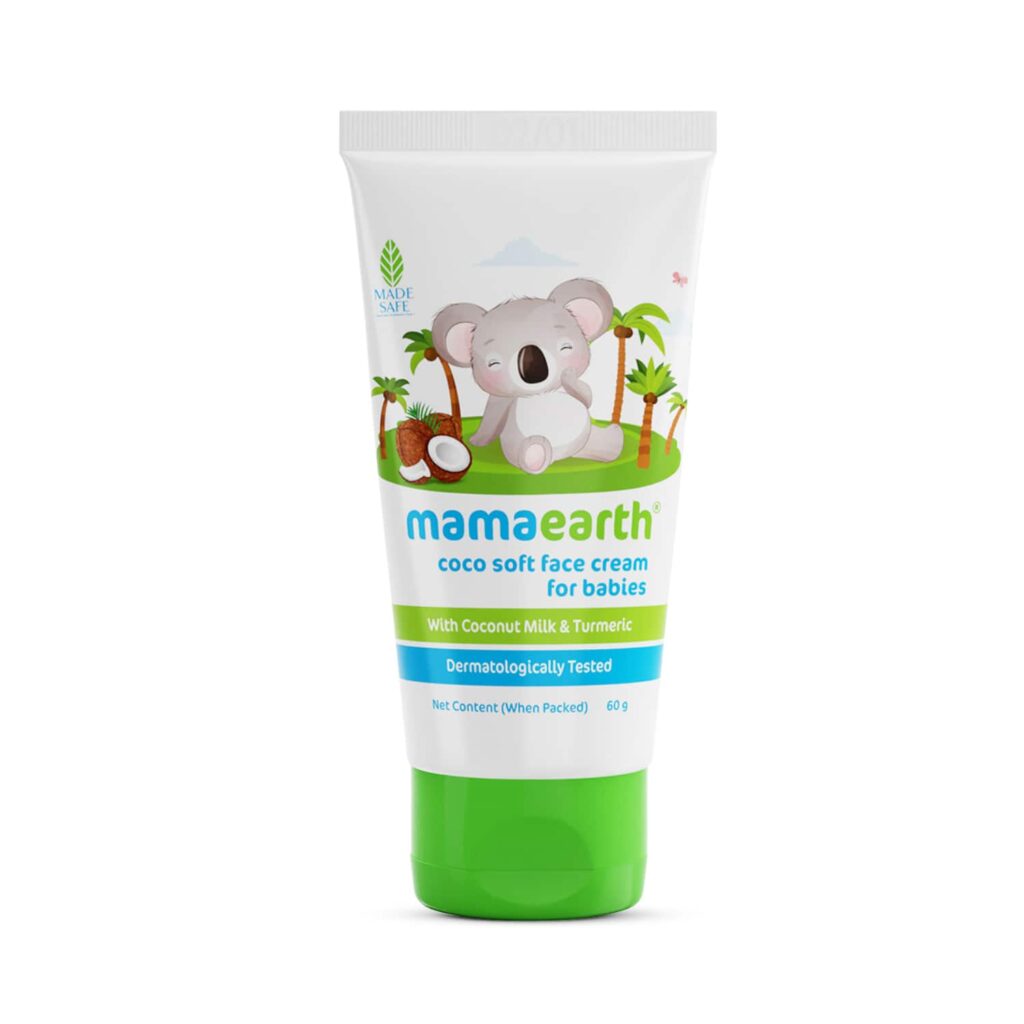 Mamaearth Coco Soft Face Cream For Babies (60g) - Mamaearth